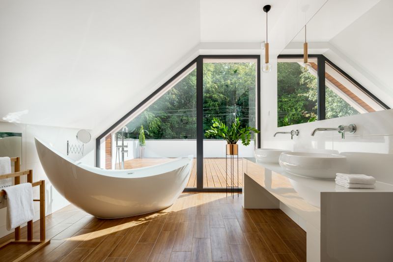 Freestanding soaking tub